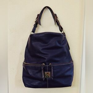 Dooney & Bourke Purple Leather Women's Bag- hobo